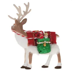 Hallmark Father Christmas's Reindeer Ornament 11 Hallmark Father Christmas's Reindeer Ornament -Hot Sale Hallmark Store Reindeer With Toy Sack Keepsake Ornament 2199QXE3287 06
