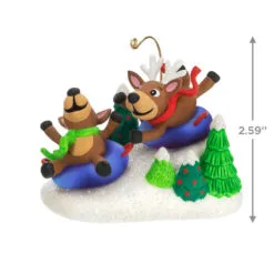 Hallmark Reindeer Antics Ornament 8 Hallmark Reindeer Antics Ornament -Hot Sale Hallmark Store Reindeer on Snow Tubes Keepsake Ornament 2499QGO2747 03