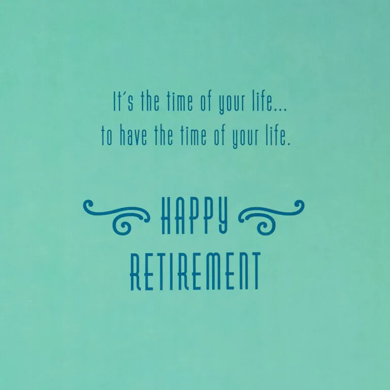 Hallmark 16" Retired And Admired Jumbo Retirement Card With Banner 2 Hallmark 16" Retired And Admired Jumbo Retirement Card With Banner - Image 2