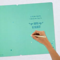 Hallmark 16" Retired And Admired Jumbo Retirement Card With Banner 13 Hallmark 16" Retired And Admired Jumbo Retirement Card With Banner -Hot Sale Hallmark Store Retired Admired Retirement Card 1299CBG3022 06