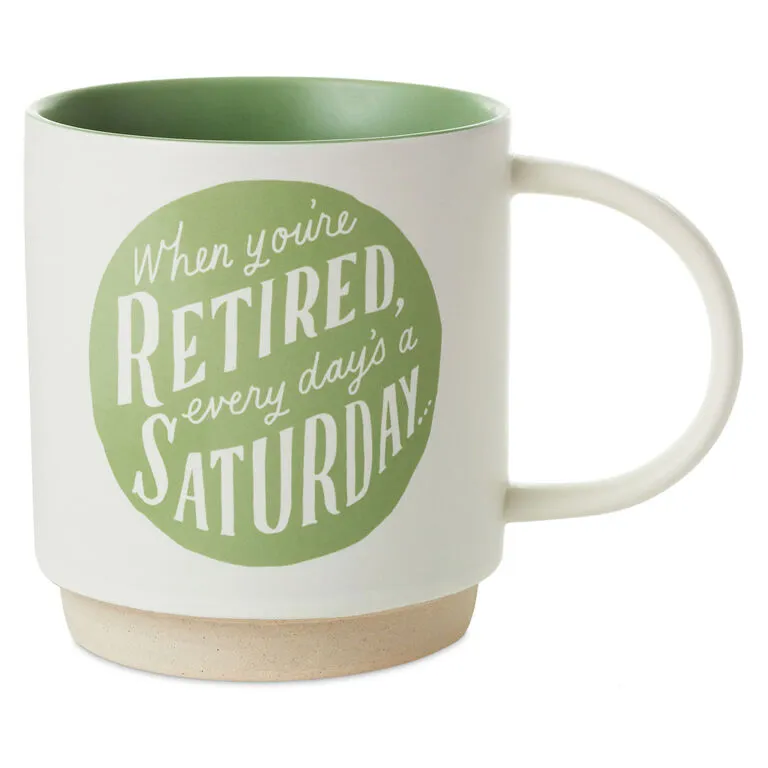 Hallmark Retired Every Day's A Saturday Mug, 16 Oz. 1 Hallmark Retired Every Day's A Saturday Mug, 16 Oz.