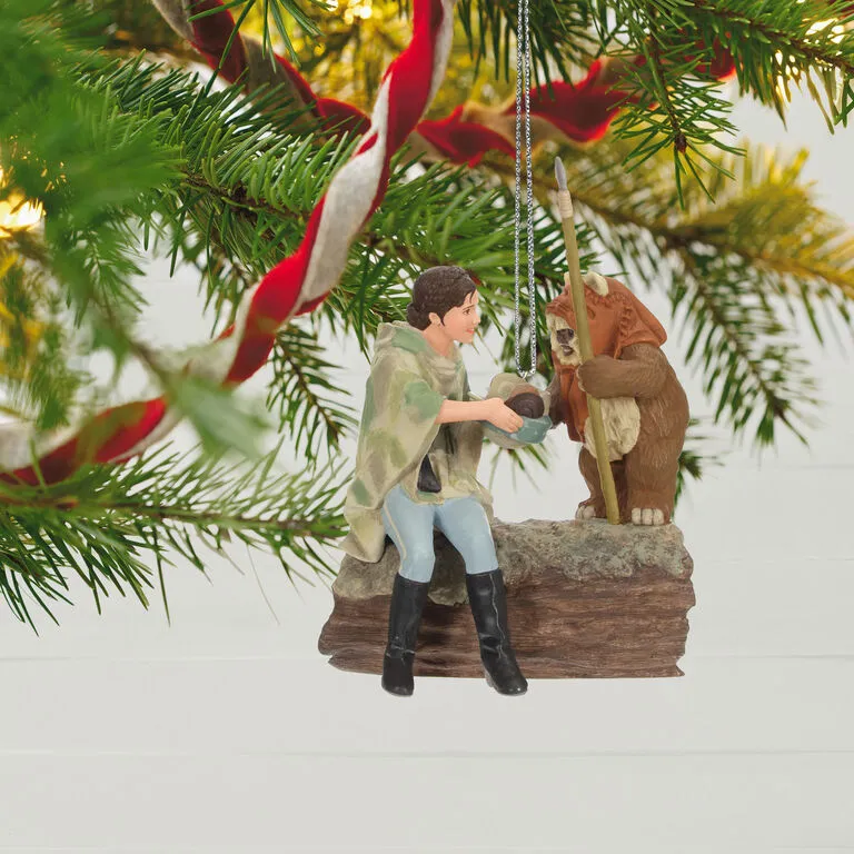 Hallmark Star Wars: Return Of The Jedi™ A Curious Encounter On Endor™ Ornament 2 Hallmark Star Wars: Return Of The Jedi™ A Curious Encounter On Endor™ Ornament - Image 2