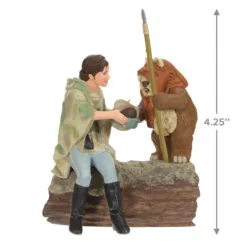 Hallmark Star Wars: Return Of The Jedi™ A Curious Encounter On Endor™ Ornament 8 Hallmark Star Wars: Return Of The Jedi™ A Curious Encounter On Endor™ Ornament -Hot Sale Hallmark Store Return of the Jedi Wicket Ewok Keepsake Ornament 2699QXI7097 03