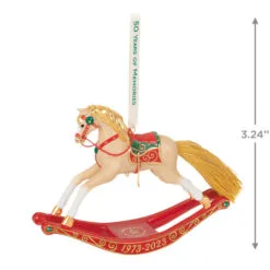 Hallmark 50 Years Of Memories Rocking Horse Special Edition Porcelain Ornament 8 Hallmark 50 Years Of Memories Rocking Horse Special Edition Porcelain Ornament -Hot Sale Hallmark Store Rocking Horse 50 Years Keepsake Ornament 2599QGO2507 03