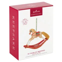 Hallmark 50 Years Of Memories Rocking Horse Special Edition Porcelain Ornament 9 Hallmark 50 Years Of Memories Rocking Horse Special Edition Porcelain Ornament -Hot Sale Hallmark Store Rocking Horse 50 Years Keepsake Ornament 2599QGO2507 04