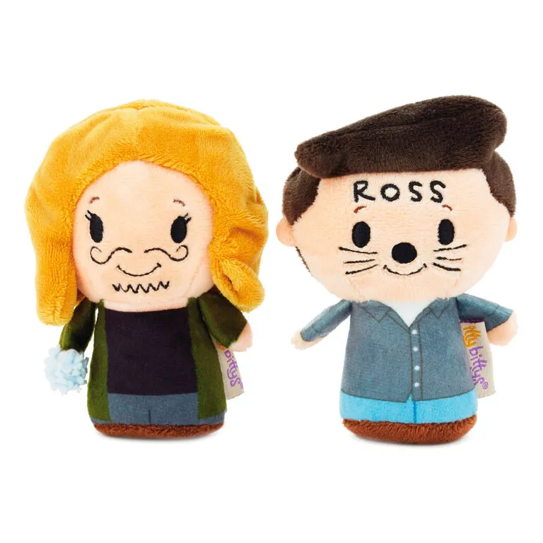 Hallmark Itty Bittys® Friends Ross And Rachel Plush, Set Of 2 1 Hallmark Itty Bittys® Friends Ross And Rachel Plush, Set Of 2