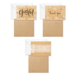 Hallmark Rustic Floral Boxed Blank Thank-You Notes Assortment, Pack Of 48 7 Hallmark Rustic Floral Boxed Blank Thank-You Notes Assortment, Pack Of 48 -Hot Sale Hallmark Store Rustic Floral Assorted Boxed ThankYou Cards 5STZ1160 02