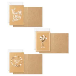 Hallmark Rustic Floral Boxed Blank Thank-You Notes Assortment, Pack Of 48 8 Hallmark Rustic Floral Boxed Blank Thank-You Notes Assortment, Pack Of 48 -Hot Sale Hallmark Store Rustic Floral Assorted Boxed ThankYou Cards 5STZ1160 03