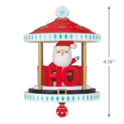 Hallmark Santa-Go-Round Ornament 8 Hallmark Santa-Go-Round Ornament -Hot Sale Hallmark Store Santa Carousel Keepsake Ornament 2299QGO2647 03