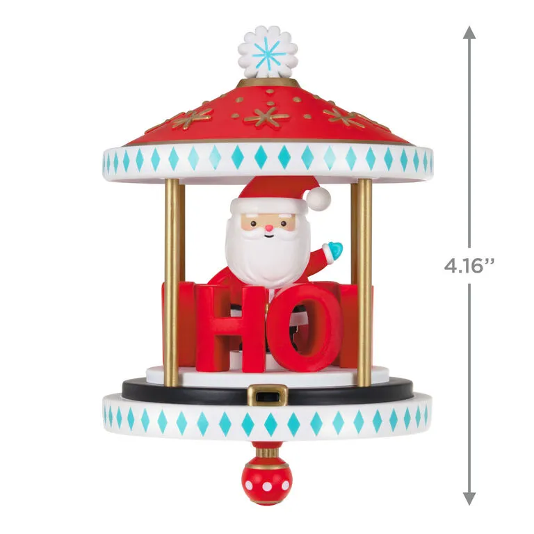 Hallmark Santa-Go-Round Ornament 3 Hallmark Santa-Go-Round Ornament - Image 3
