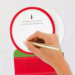 Hallmark Santa's Sleigh Snow Globe Musical 3D Pop-Up Christmas Card With Motion -Hot Sale Hallmark Store Santa Sleigh Snowglobe 3D PopUp Music Motion Christmas Card 1299XOD9985 07