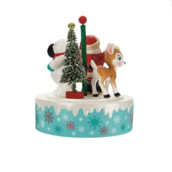 Hallmark Nostalgic Noel Ornament With Sound And Motion 11 Hallmark Nostalgic Noel Ornament With Sound And Motion -Hot Sale Hallmark Store Santa Snowman Reindeer Spinning Keepsake Ornament 4499QGO2769 06