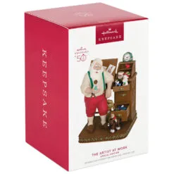 Hallmark The Artist At Work Special Edition Exclusive Ornament 9 Hallmark The Artist At Work Special Edition Exclusive Ornament -Hot Sale Hallmark Store Santa at Work Keepsake Ornament 4999QGO2827 04
