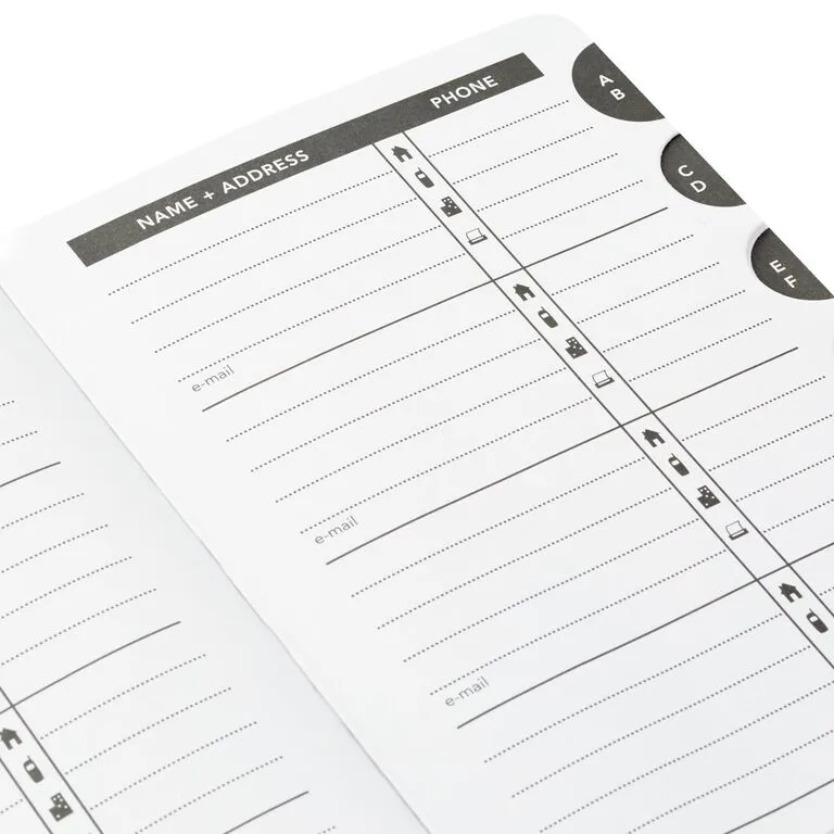 Hallmark Satin Gold Address Book 4 Hallmark Satin Gold Address Book - Image 4