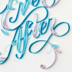 Hallmark Happily Ever After Quilled Paper Handmade Wedding Card 11 Hallmark Happily Ever After Quilled Paper Handmade Wedding Card -Hot Sale Hallmark Store Script Letters Quilled Paper Handmade Wedding Card 1299LAD9615 04