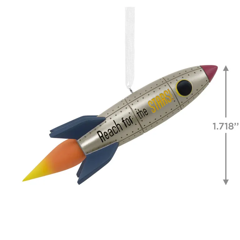 Signature Rocket Ship Hallmark Ornament 3 Signature Rocket Ship Hallmark Ornament - Image 3
