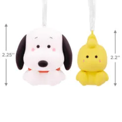 Better Together Snoopy And Woodstock Magnetic Hallmark Ornaments, Set Of 2 -Hot Sale Hallmark Store Snoopy and Woodstock Christmas Ornaments 3HCM2133 03