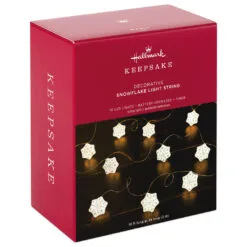 Hallmark Snowflake 10-Light Christmas String Lights, 10' 9 Hallmark Snowflake 10-Light Christmas String Lights, 10' -Hot Sale Hallmark Store Snowflakes Keepsake Christmas Light String 1QSB6297 04