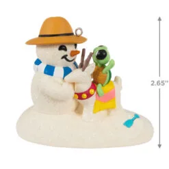 Hallmark Sandal The Snowman Ornament 8 Hallmark Sandal The Snowman Ornament -Hot Sale Hallmark Store Snowman on Beach Keepsake Ornament 1799QXR8097 03