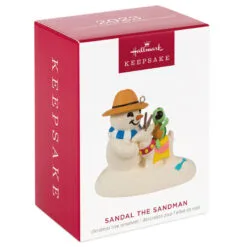 Hallmark Sandal The Snowman Ornament 9 Hallmark Sandal The Snowman Ornament -Hot Sale Hallmark Store Snowman on Beach Keepsake Ornament 1799QXR8097 04