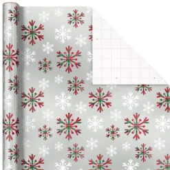 Hallmark Snow Merry 3-Pack Foil Christmas Wrapping Paper Assortment, 60 Sq. Ft. 11 Hallmark Snow Merry 3-Pack Foil Christmas Wrapping Paper Assortment, 60 Sq. Ft. -Hot Sale Hallmark Store Snowmen and Plaid Foil Christmas Wrapping Paper 5JXW1061 05