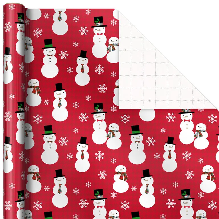Hallmark Snow Merry 3-Pack Foil Christmas Wrapping Paper Assortment, 60 Sq. Ft. 6 Hallmark Snow Merry 3-Pack Foil Christmas Wrapping Paper Assortment, 60 Sq. Ft. - Image 6