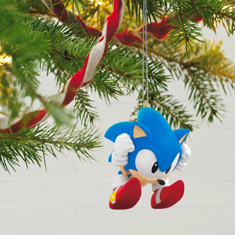 Hallmark Sonic The Hedgehog Sonic's Spin Attack Ornament 2 Hallmark Sonic The Hedgehog Sonic's Spin Attack Ornament - Image 2