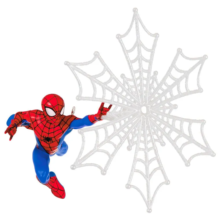 Hallmark Marvel Spider-Man Spidey Spins A Snowflake Ornament 1 Hallmark Marvel Spider-Man Spidey Spins A Snowflake Ornament