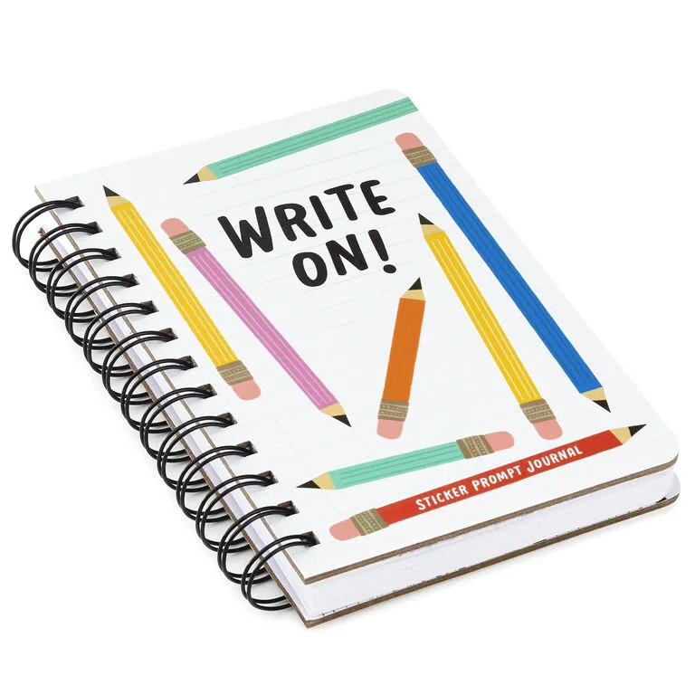 Hallmark Write On! Prompted Journal With Stickers 1 Hallmark Write On! Prompted Journal With Stickers
