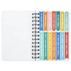 Hallmark Write On! Prompted Journal With Stickers 9 Hallmark Write On! Prompted Journal With Stickers -Hot Sale Hallmark Store Spiral Notebook With 119 Prompt Stickers 3HWJ2111 04