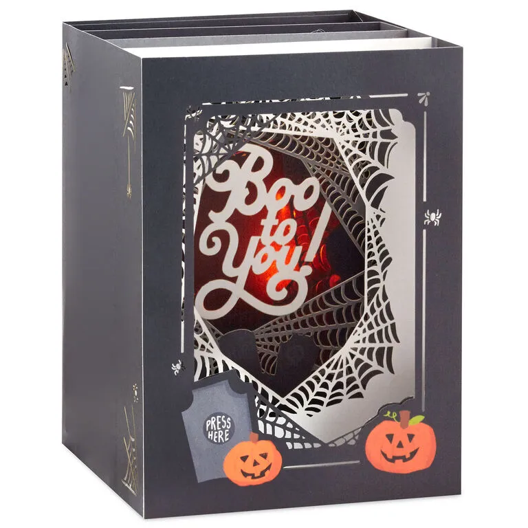 Hallmark Boo To You Musical 3D Pop-Up Halloween Card With Light 2 Hallmark Boo To You Musical 3D Pop-Up Halloween Card With Light - Image 2