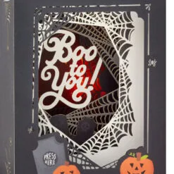 Hallmark Boo To You Musical 3D Pop-Up Halloween Card With Light 13 Hallmark Boo To You Musical 3D Pop-Up Halloween Card With Light -Hot Sale Hallmark Store Spooky Graveyard 3D PopUp Music Light Halloween Card 1099HJD5002 05