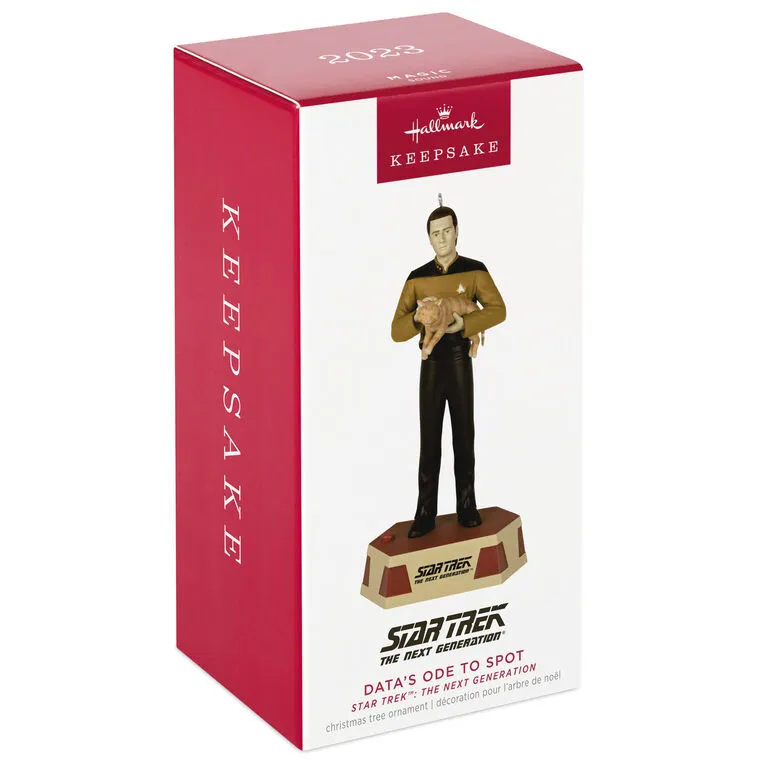 Hallmark Star Trek™: The Next Generation Data's Ode To Spot Ornament With Sound 4 Hallmark Star Trek™: The Next Generation Data's Ode To Spot Ornament With Sound - Image 4
