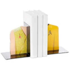 Hallmark Star Trek™ Mirror, Mirror Captain Kirk Bookends, Set Of 2 5 Hallmark Star Trek™ Mirror, Mirror Captain Kirk Bookends, Set Of 2 -Hot Sale Hallmark Store Star Trek Mirror Mirror Captain Kirk Bookends Set 1SRT1002 03