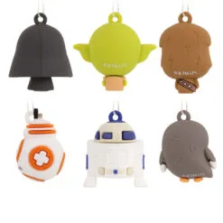 Mini Star Wars™ Shatterproof Hallmark Ornaments, Set Of 6 9 Mini Star Wars™ Shatterproof Hallmark Ornaments, Set Of 6 -Hot Sale Hallmark Store Star Wars Characters Miniature Christmas Ornaments Set of 6 2HCM6129 06