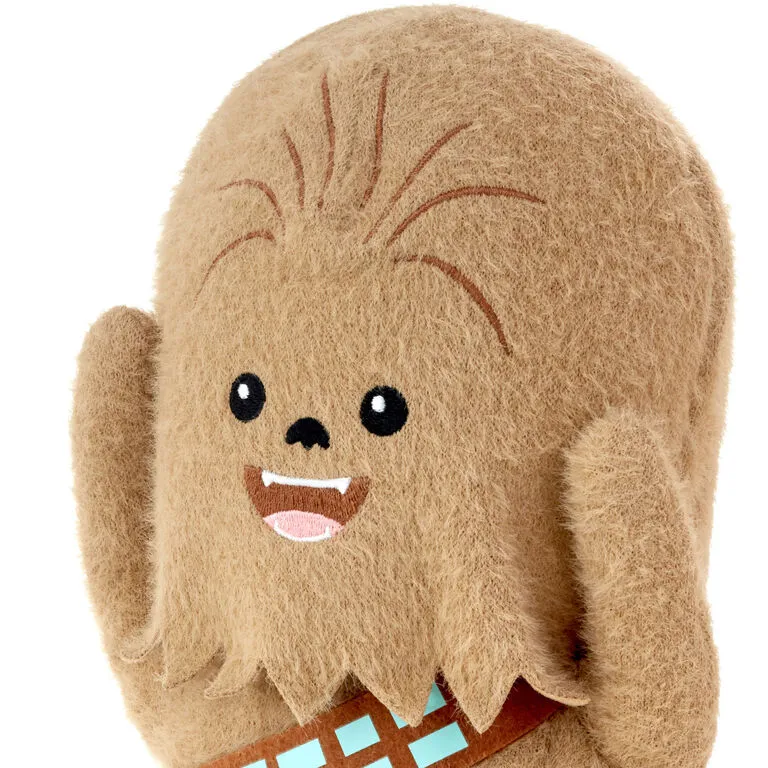 Hallmark Star Wars™ Chewbacca™ Plush Weighted Bookend 3 Hallmark Star Wars™ Chewbacca™ Plush Weighted Bookend - Image 3
