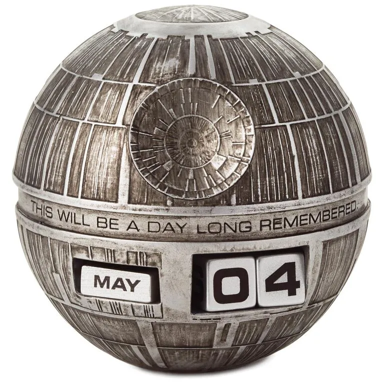 Hallmark Star Wars™ Death Star™ Perpetual Calendar 1 Hallmark Star Wars™ Death Star™ Perpetual Calendar