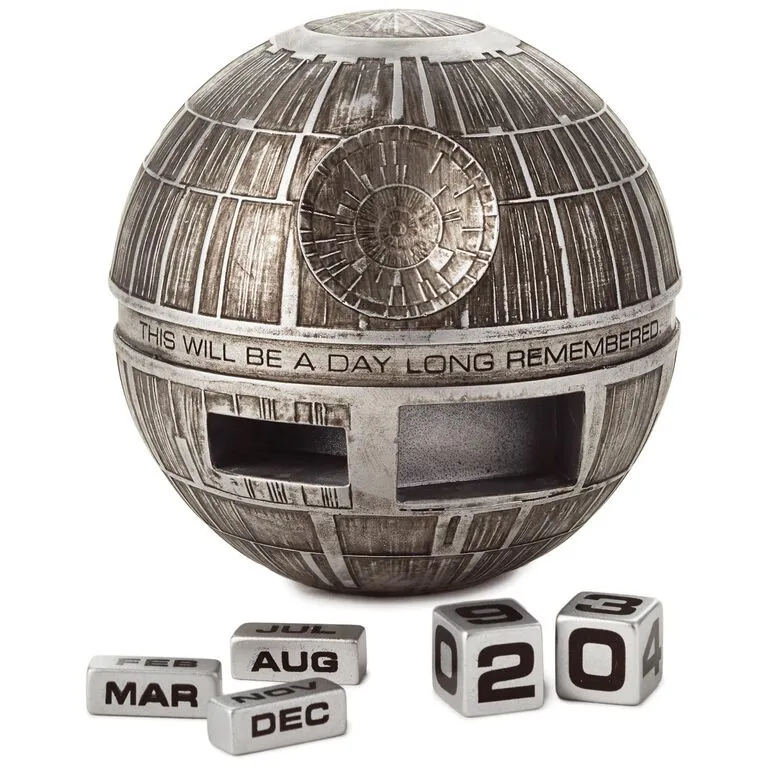 Hallmark Star Wars™ Death Star™ Perpetual Calendar 2 Hallmark Star Wars™ Death Star™ Perpetual Calendar - Image 2