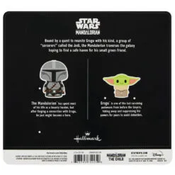 Hallmark Itty Bittys® Star Wars™ The Mandalorian™ And Grogu™ Plush, Set Of 2 -Hot Sale Hallmark Store Star Wars Mandalorian and Grogu Plush itty bittys 2Pack 1KDD2106 04