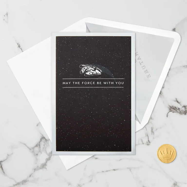 Hallmark Star Wars™ Millennium Falcon™ 3D Pop-Up Card 4 Hallmark Star Wars™ Millennium Falcon™ 3D Pop-Up Card - Image 4