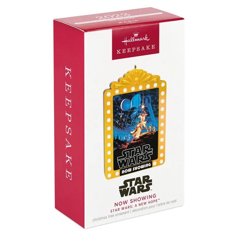 Hallmark Star Wars: A New Hope™ Now Showing Ornament With Light 4 Hallmark Star Wars: A New Hope™ Now Showing Ornament With Light - Image 4