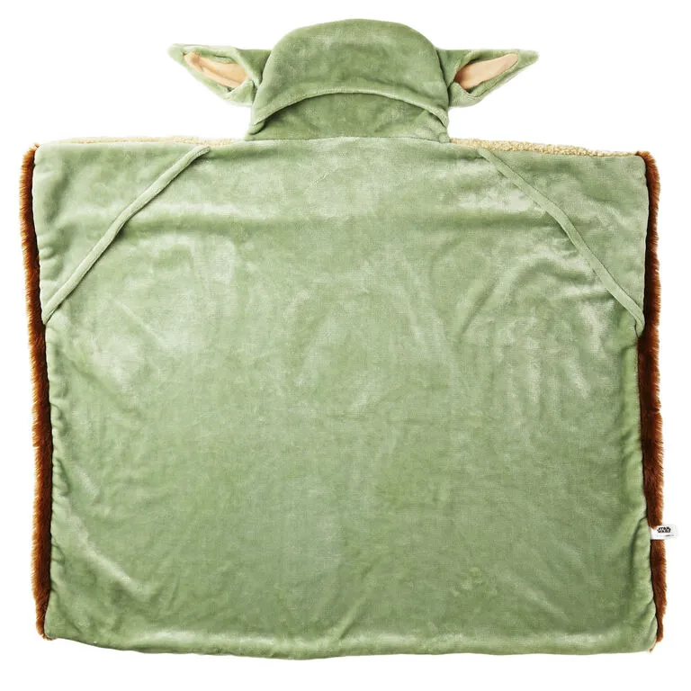 Hallmark Star Wars: The Mandalorian™ The Child™ Grogu™ Hooded Blanket 2 Hallmark Star Wars: The Mandalorian™ The Child™ Grogu™ Hooded Blanket - Image 2
