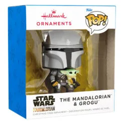 Star Wars The Mandalorian™ With Grogu™ Funko POP!® Hallmark Ornament 8 Star Wars The Mandalorian™ With Grogu™ Funko POP!® Hallmark Ornament -Hot Sale Hallmark Store Star Wars The Mandalorian With Grogu Funko POP Christmas Ornament 3HCM1103 04