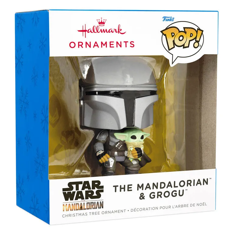Star Wars The Mandalorian™ With Grogu™ Funko POP!® Hallmark Ornament 4 Star Wars The Mandalorian™ With Grogu™ Funko POP!® Hallmark Ornament - Image 4