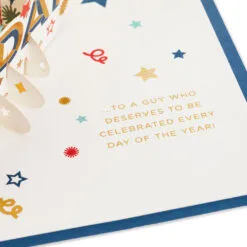 Hallmark Celebrate Stars And Pennants 3D Pop-Up Father's Day Card 10 Hallmark Celebrate Stars And Pennants 3D Pop-Up Father's Day Card -Hot Sale Hallmark Store Stars and Pennants 3D PopUp Fathers Day Card 1299IMM2045 03