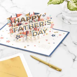 Hallmark Celebrate Stars And Pennants 3D Pop-Up Father's Day Card 13 Hallmark Celebrate Stars And Pennants 3D Pop-Up Father's Day Card -Hot Sale Hallmark Store Stars and Pennants 3D PopUp Fathers Day Card 1299IMM2045 06