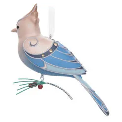 Hallmark The Beauty Of The Birds Leucistic Steller's Jay Ornament 11 Hallmark The Beauty Of The Birds Leucistic Steller's Jay Ornament -Hot Sale Hallmark Store Stellers Jay Blue Bird Keepsake Ornament 1799QXE3307 06