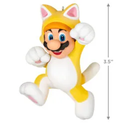 Hallmark Nintendo Super Mario™ Powered Up With Mario Cat Ornament 8 Hallmark Nintendo Super Mario™ Powered Up With Mario Cat Ornament -Hot Sale Hallmark Store Super Mario Cat Keepsake Ornament 1899QXR8199 03