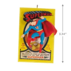 Hallmark DC™ 85th Anniversary Superman™ Ornament -Hot Sale Hallmark Store Superman Comic Book Keepsake Ornament 1999QXI6109 03