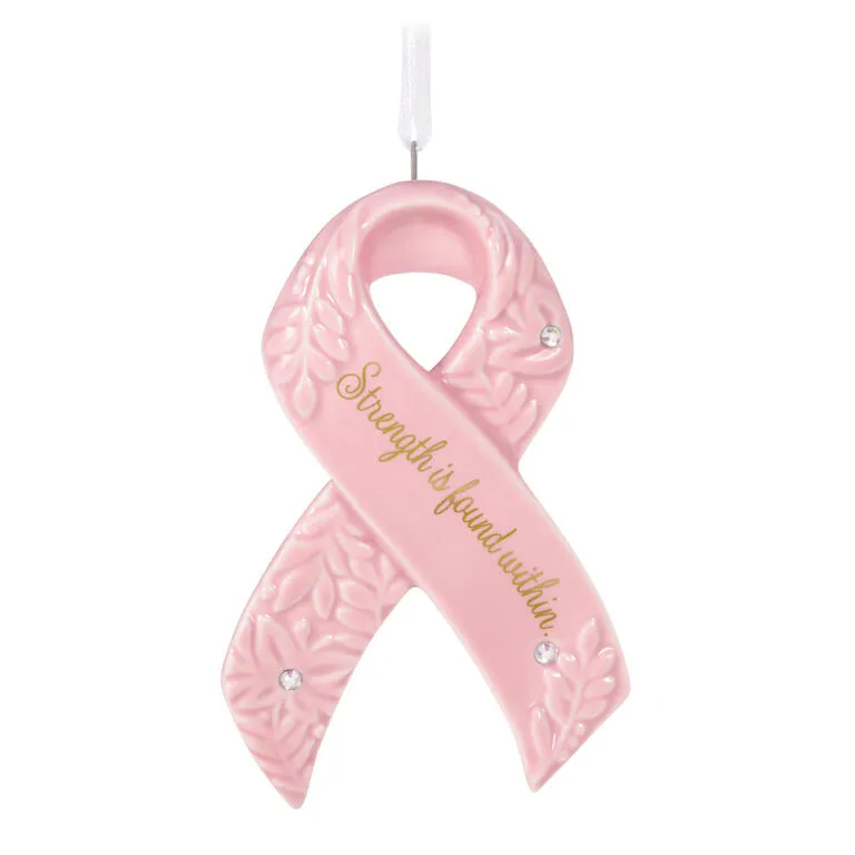Hallmark Strength Within Pink Ribbon Porcelain Ornament Benefiting Susan G. Komen® 1 Hallmark Strength Within Pink Ribbon Porcelain Ornament Benefiting Susan G. Komen®